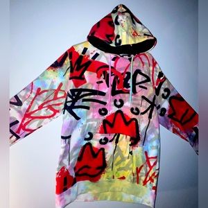 “Super Massive” Graffiti Fleece Hoodie